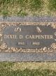  Dixie D. Carpenter