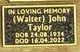  Walter John Taylor