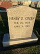  Henry E Green