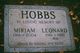  Miriam Roxanna <I>Horton</I> Hobbs
