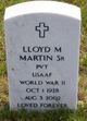  Lloyd Marvin “Squeeze” Martin Sr.