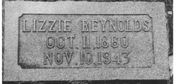 Elizabeth “Lizzie” <I>Caton</I> Reynolds 