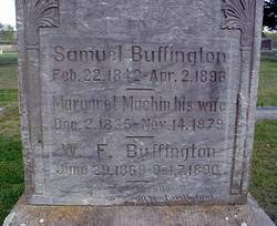 Margaret <I>Machin</I> Buffington 