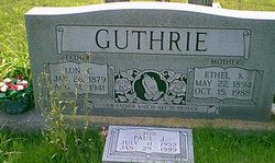 Ethel Catherine <I>Kilpatrick</I> Guthrie 