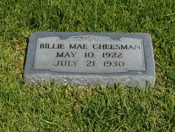 Billie Mae Cheesman 