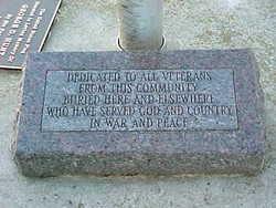 New Richmond Indiana Veteran's Memorial 