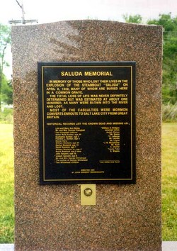 Steamboat Saluda Memorial 