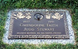 Gwendoline Faith <I>Judd</I> Stewart 