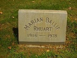 Marian <I>Ballif</I> Rhuart 