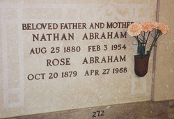 Rose <I>Attell</I> Abraham 