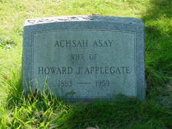 Achsah Addie <I>Asay</I> Applegate 