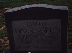 Andrew Warren Taylor 