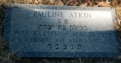 Pauline <I>Weintraub</I> Atkin 