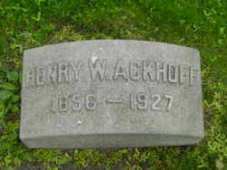 Henry W Ackhoff 