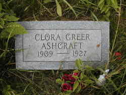 Clora <I>Greer</I> Ashcraft 