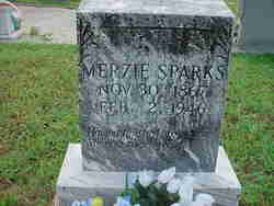 Merzie A <I>Byers</I> Sparks 