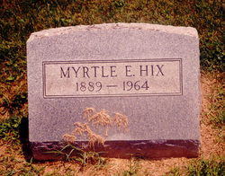 Myrtle Elizabeth <I>Farley</I> Hix 