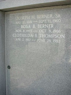 Joseph Henry Berner Sr.