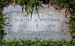 Dorthy A. <I>Humphrey</I> Whitham 