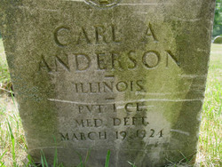 Pvt Carl A Anderson 