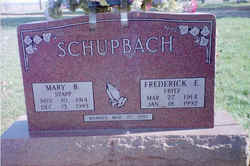 Mary Beatrice <I>Stapp</I> Schupbach 