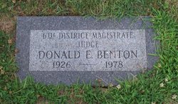 Donald Eldridge Benton 