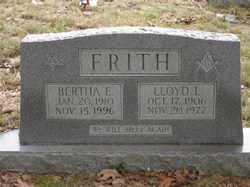 Bertha Elmus <I>Hinson</I> Frith 
