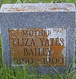 Eliza <I>Yates</I> Bailey 