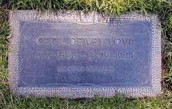 Cecil Dewey Love 
