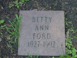 Betty Ann Ford 
