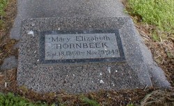 Mary Elizabeth <I>Beaver</I> Hornbeek 