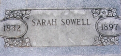 Sarah Coleman <I>Walker</I> Sowell 
