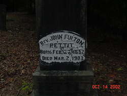 Rev John Fulton Pettit 