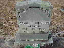 Mamie Frances <I>Johnson</I> Arnold 