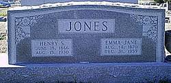 Emma Jane <I>Harkins</I> Jones 