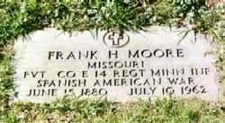 Pvt Frank H Moore 
