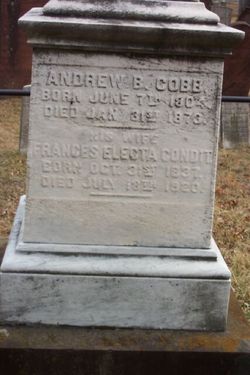 Frances Electa <I>Condit</I> Cobb 