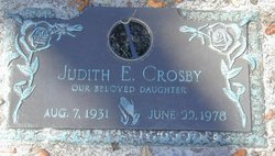 Judith Evelyn “Judy” <I>Baughn</I> Crosby 