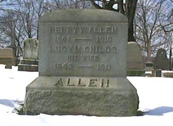 Lucy M <I>Childs</I> Allen 
