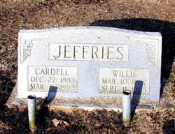 Willie Jane “Aunt Willie” <I>Dodson</I> Jeffries 