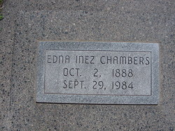 Edna Inez <I>Gamble</I> Chambers 