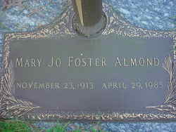 Mary Jo <I>Foster</I> Almond 