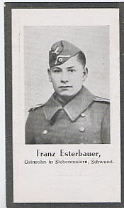 PVT Franz Esterbauer 