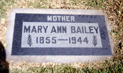 Mary Ann <I>Bell</I> Bailey 