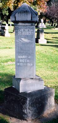 Mary J. <I>Cook</I> Roth 