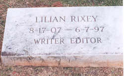 Lilian Rixey 