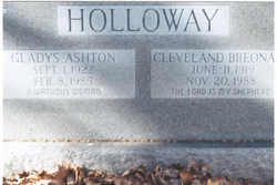 Gladys Howland <I>Ashton</I> Holloway 