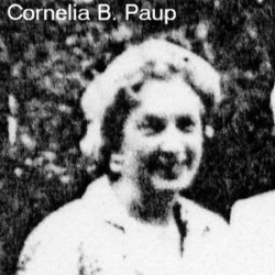 Cornelia B <I>Saxton</I> Paup 