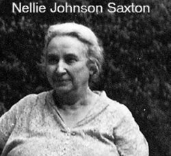 Nellie Alice <I>Johnson</I> Saxton 