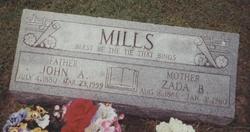 Zada Belle <I>Miller</I> Mills 